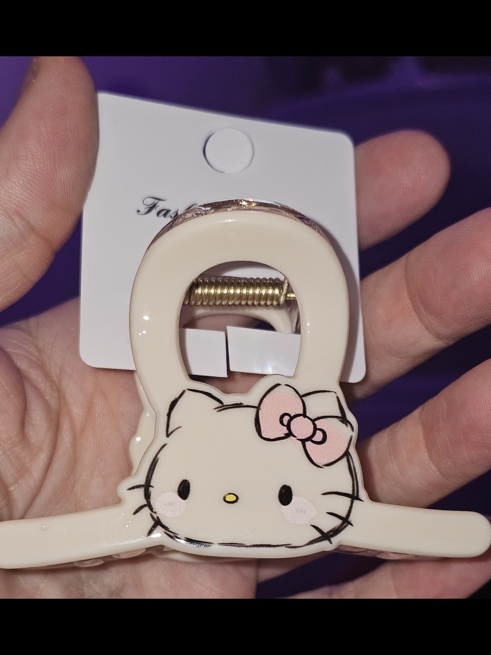 Hello Kitty Hair Claw Clips-SET OF 3 - Picture 5 of 5